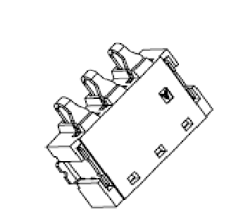3PIN 彈片式電池座 PH=2.5mm H=1.9mm